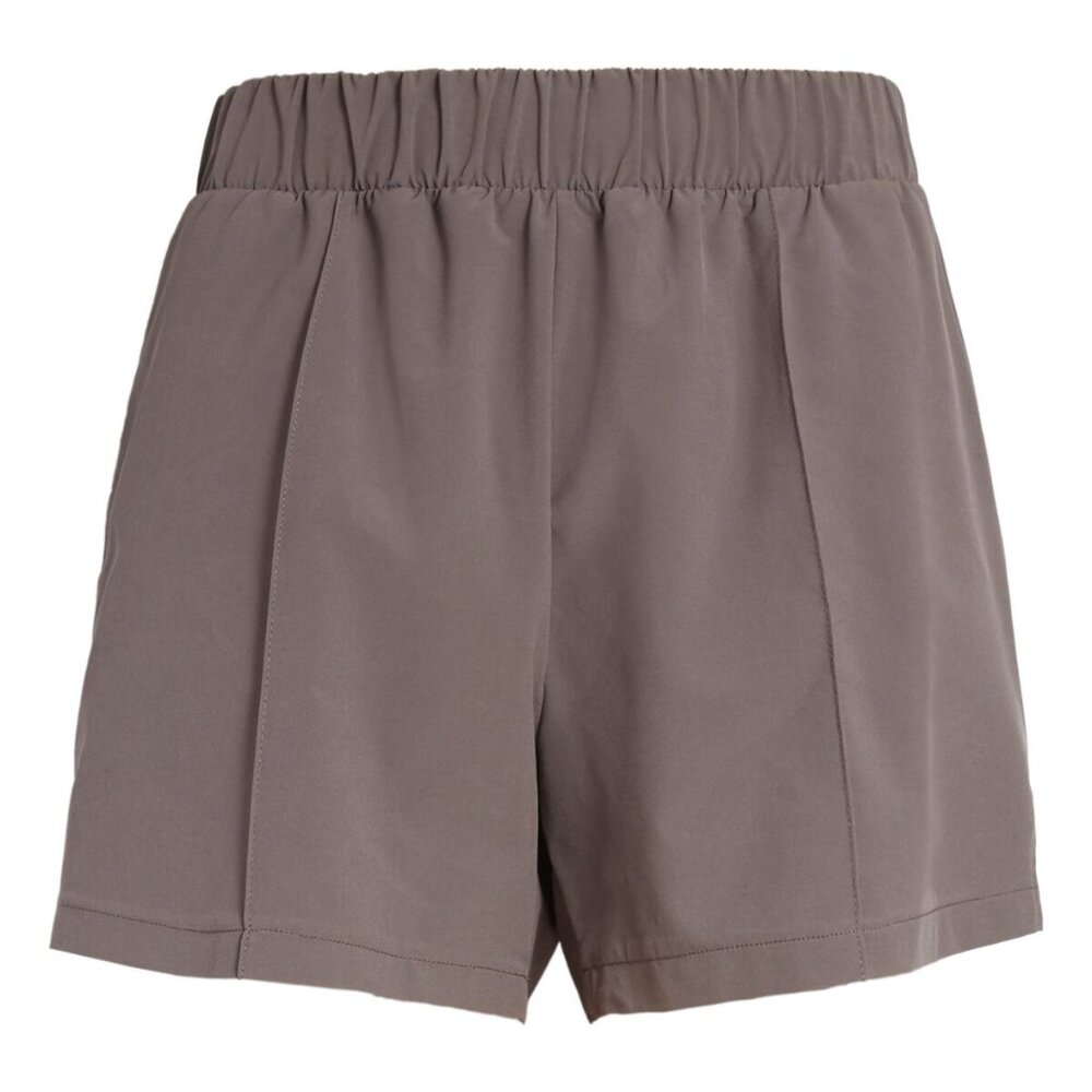 Zella Taylor Get Away High Waist Shorts in Gray Kitten Size S